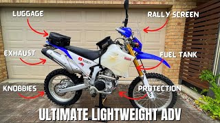 Ultimate Lightweight ADV Bike Build  Yamaha WR250R