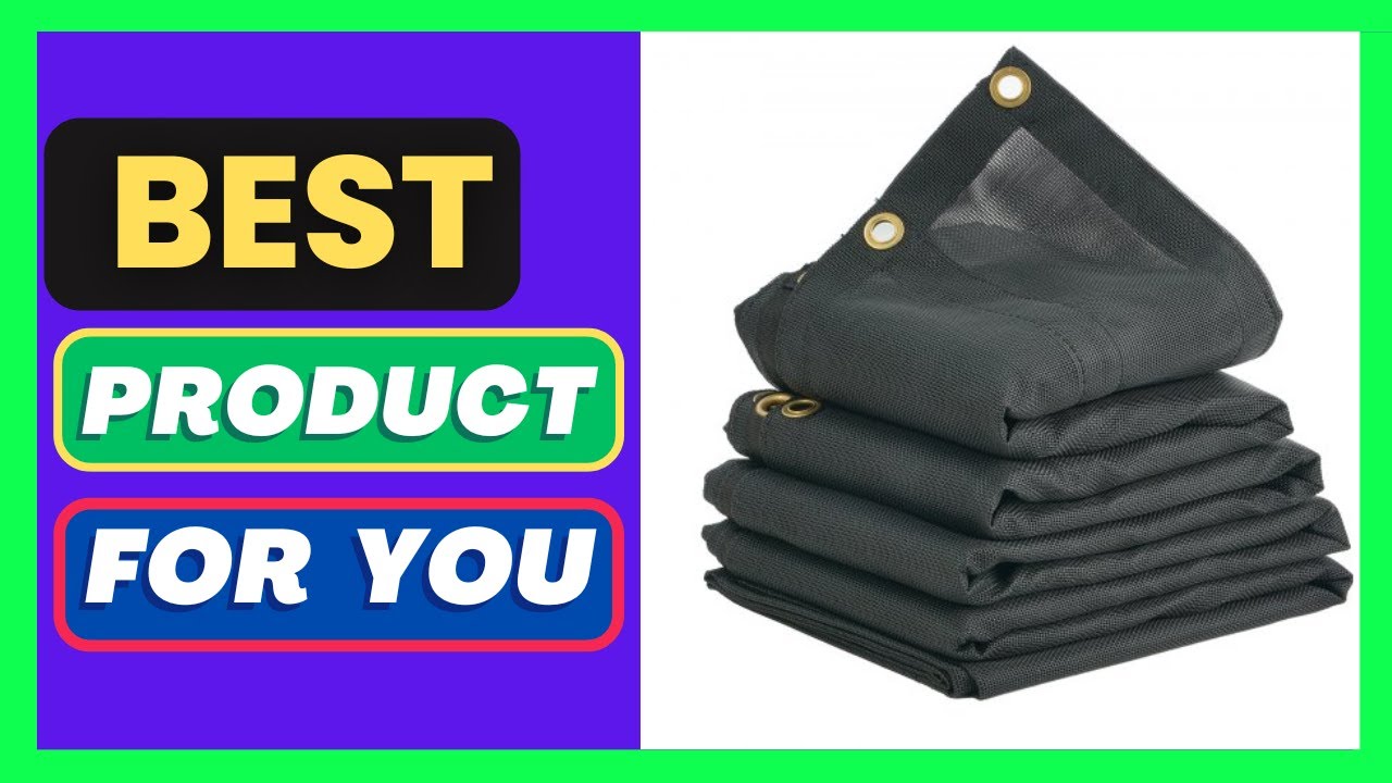 VEVOR Dump Truck Mesh Tarp, 6 x 14 ft, PVC Coated Black Heavy Duty Cover