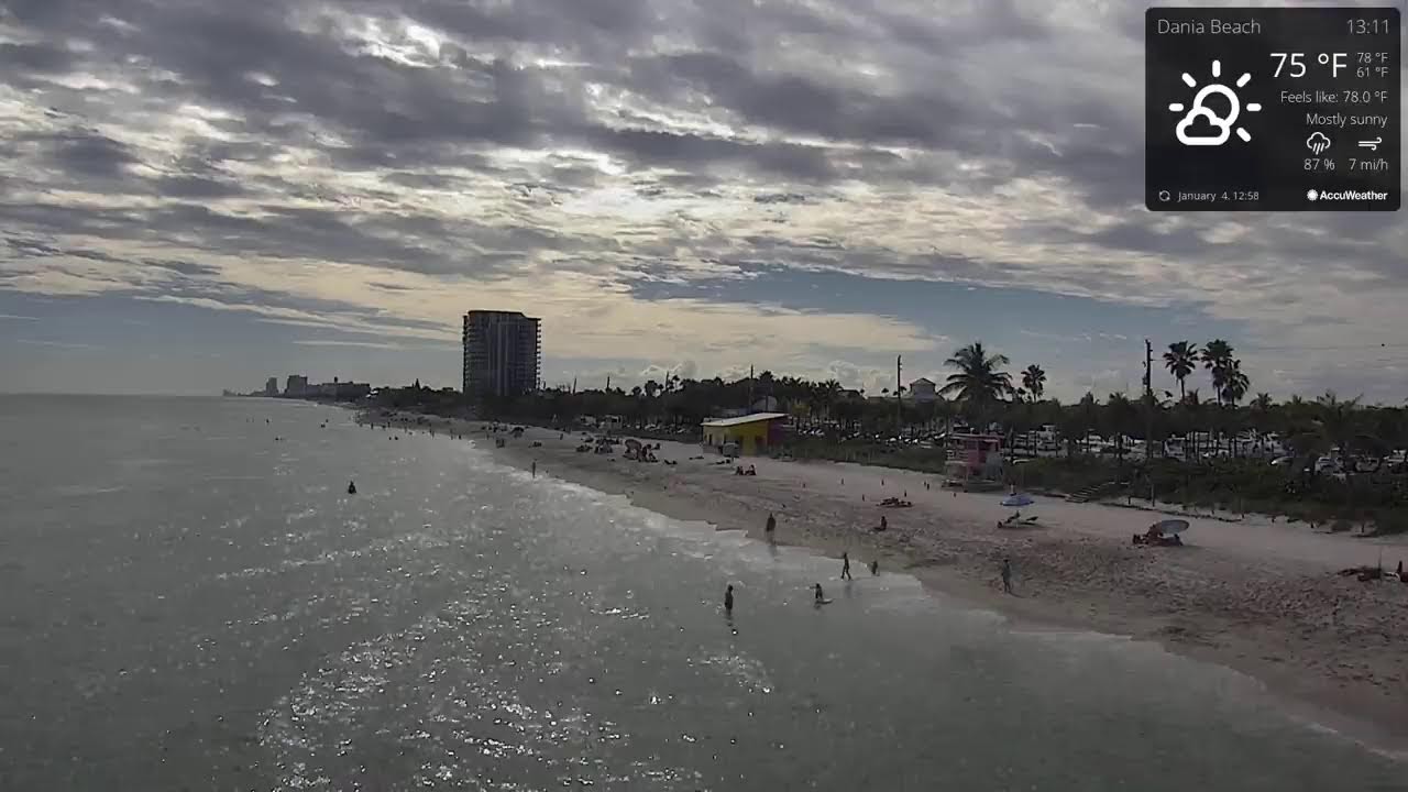 Weather radar, live beach webcams for Palm Beach County, South Florida