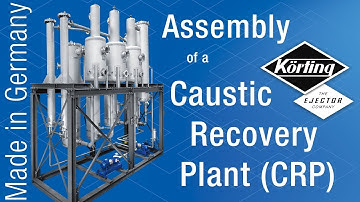 Assembly of a Körting Caustic Recovery Plant (CRP) for the textile industry (time-lapse)