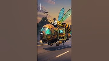 🐝 Vintage Bee Machine 🚀 | The Flying Marvel of the Past