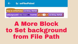 A Block to set Background Image from File Path