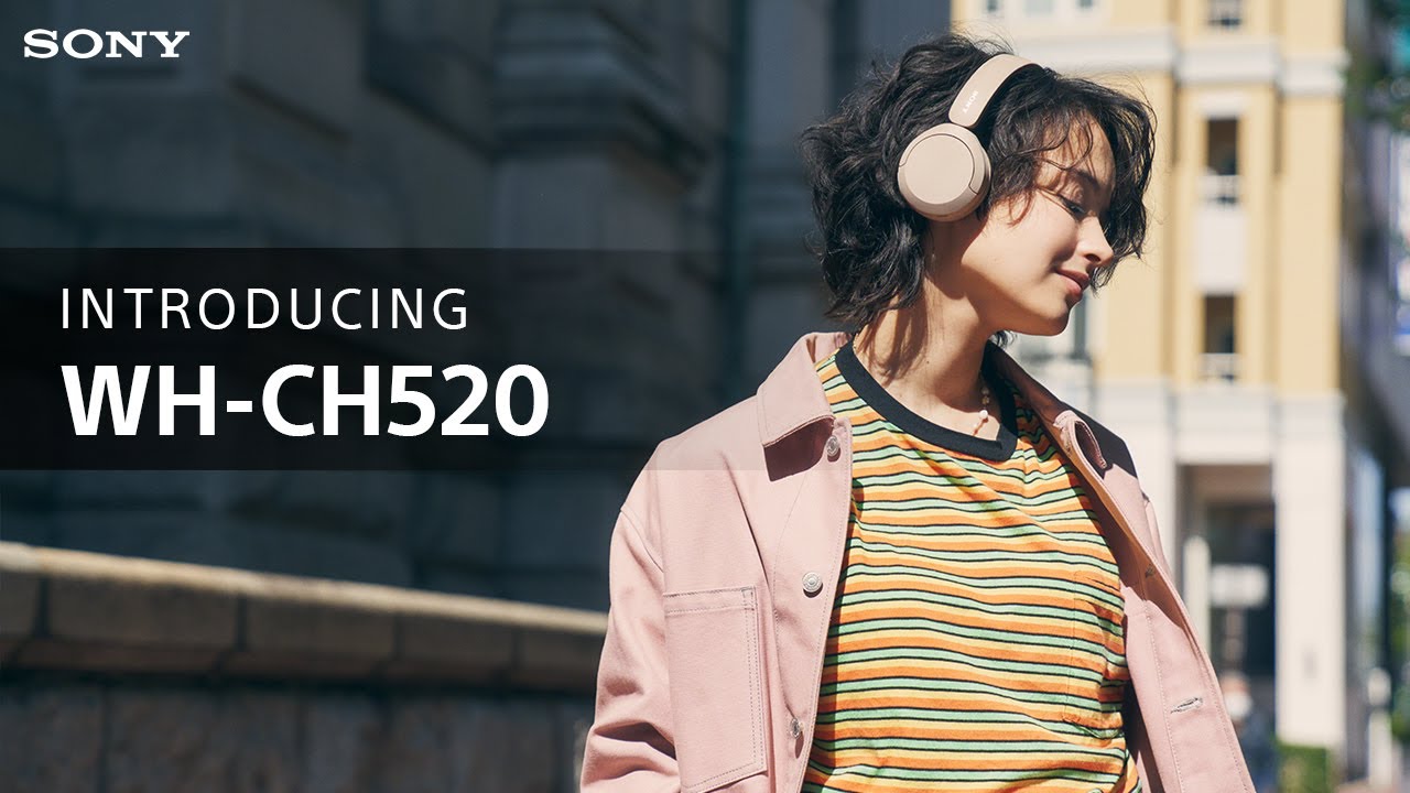 Introducing the Sony WH-CH520 On-ear Wireless Headphones 