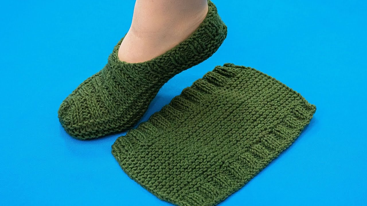 6 Free Knitting Patterns For Slippers - Knitted In One Piece