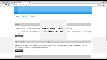 4  Install Joomla Slideshow Module