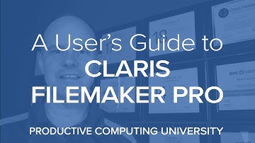 Introducing New Claris FileMaker Pro Course: "A User