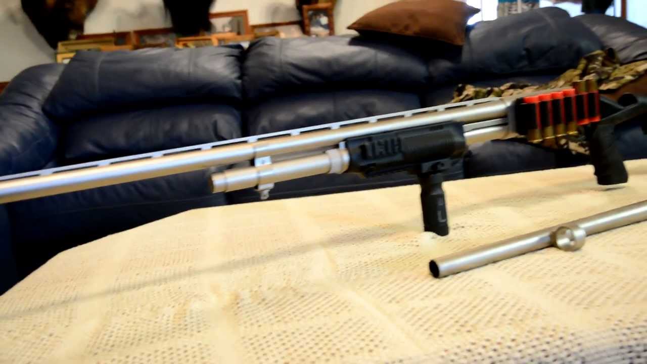 remington 870 marine magnum 28 barrel swap youtube