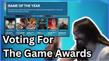 Charlie Places His Votes For The Game Awards | MoistCr1TiKaL