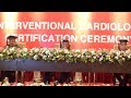 Nicvd organised its first certification ceremony of interventional cardiology fellowship programme