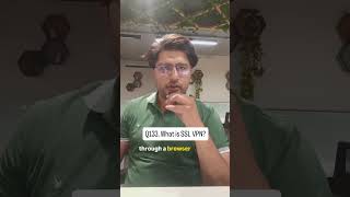 Q133. What is SSL VPN?