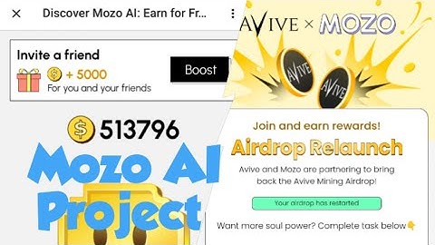 💥 MOZO AI Mining: Tap to Earn with AVIVE Network! ☄️