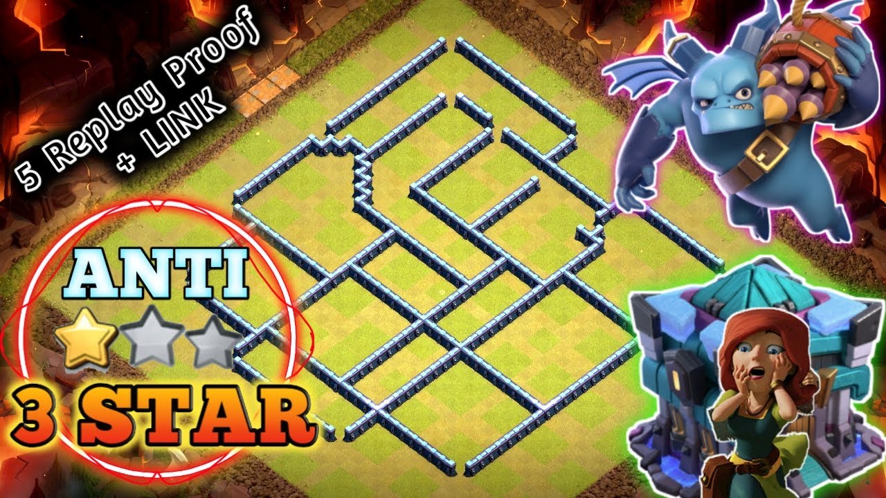 ANTI 3 STAR TH13 WAR BASE | Anti Super Wizard Town Hall 13 War Base With Link (Clash Of Clans)