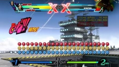 UMvC3 Thor Mighty Spark relaunch double super ToD combo ft Wesker and Hulk.