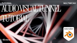 The framework for infinite tunnel loops in Blender.
