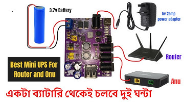 🔋 Best Mini UPS for WiFi Router – Uninterrupted Internet Connectivity! 🚀 Mini Router ONU UPS