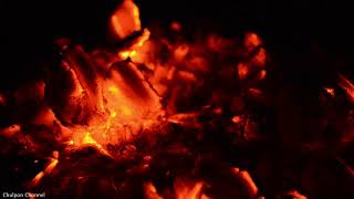 Звук и шум тлеющих углей. Релакс АСМР.The sound and noise of embers. Relax ASMR.