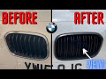 How to install a NEW front grill to a F21 BMW 1 SERIES!!! (FULLY DECHROMED)