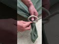 Simple and quick way to tie a corner knot