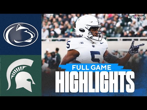 Penn State Nittany Lions vs Michigan State Spartans | Full Game Highlights