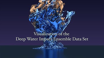 Visualization of the Deep Water Impact Ensemble Data Set