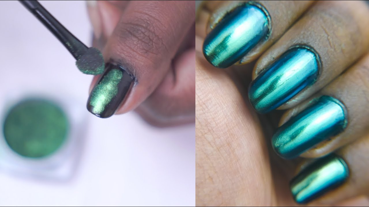 3. Ombre Eyeshadow Nails - wide 7