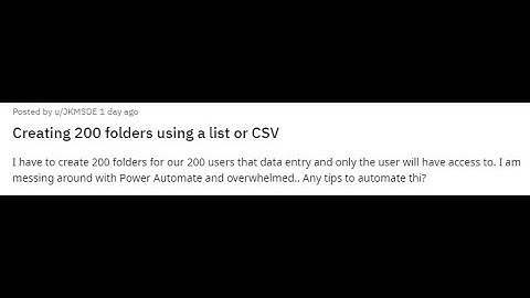 SharePoint: Using Automation to create folders with unique access