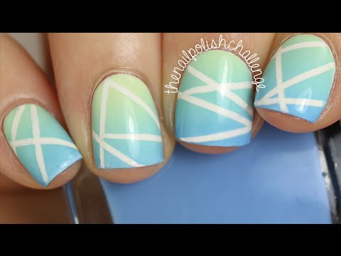 gradient-laser-nail-art-using-striping-tape-||-the-nail-polish-challenge