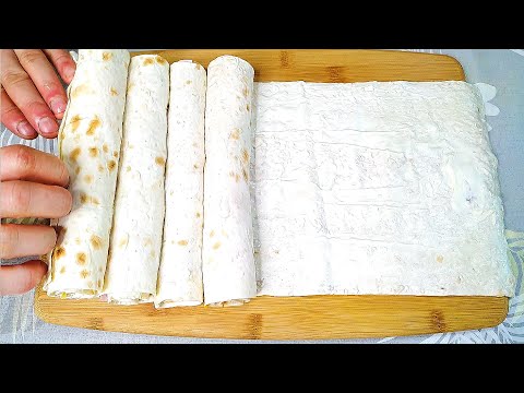 Так из лаваша мало кто готовит! Закуска 'Мозайка' на праздничный стол!