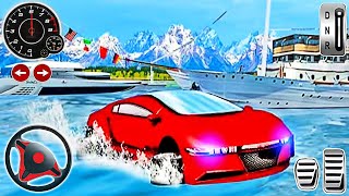 Water Surfer Floating Car Driving Simulator - Best Android GamePlay screenshot 2