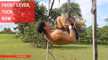 Front Lever, Tuck, Row