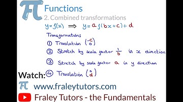 A Level Maths- Functions 2. Combined Transformations
