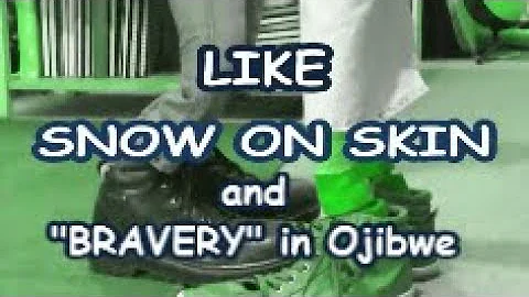 LIKE SNOW ON SKIN and "Bravery" in Ojibwe