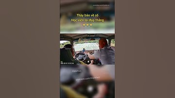 Thày bảo về số mà học viên lại đạp thắng 😂 #giaothong #daylaixe #hoclaixeoto #haihuoc #vuive