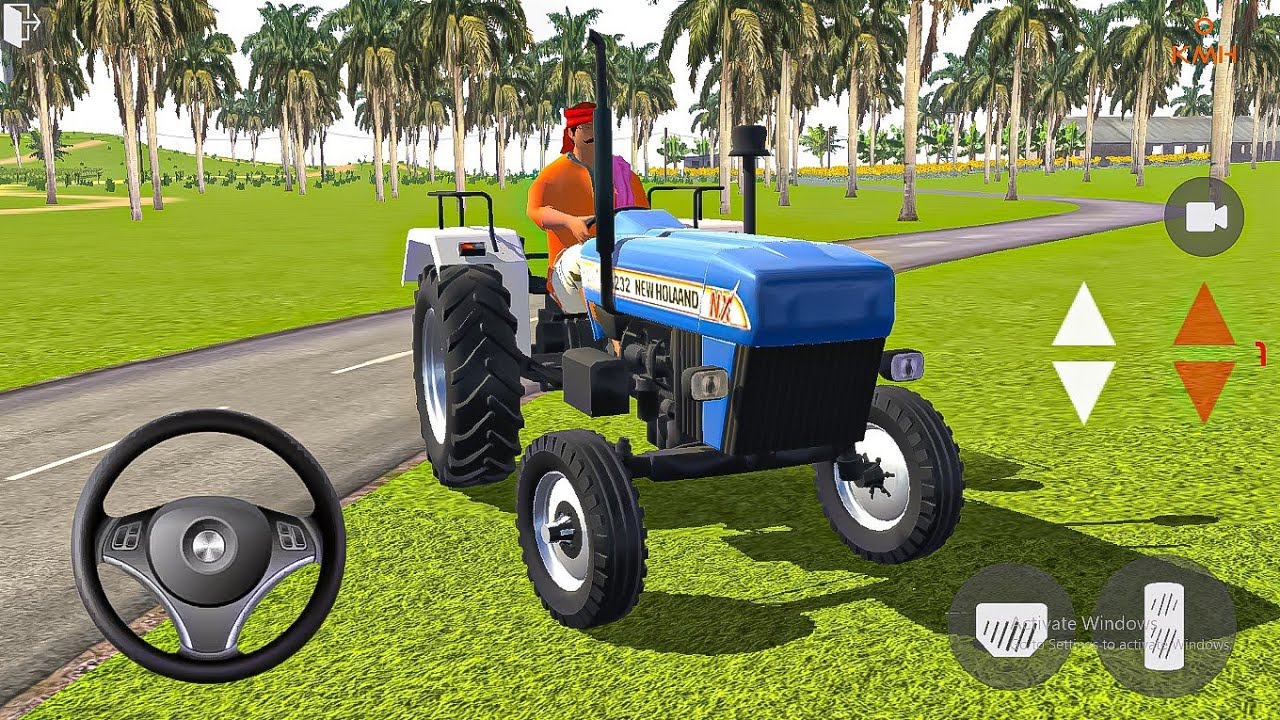 Indian tractor simulator 3d gameplay // tractor wala game video // Android gameplay malayalam