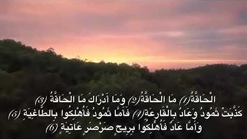 الشيخ رضا سلمان سورة الحاقه