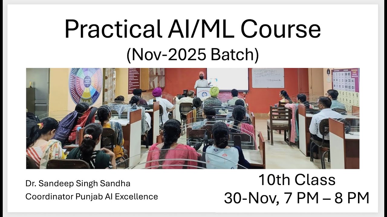 Hands-On Artificial Intelligence with Python (Nov 2025 Batch) – Class ...
