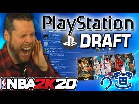 NBA 2K20 Playstation Party Draft