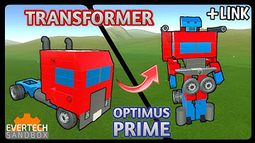 TRANSFORMER OPTIMUS PRIME EN EVERTECH SANDBOX + LINK DE DESCARGA