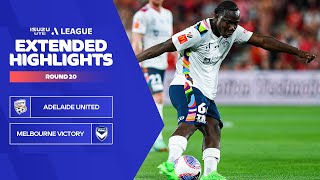 Adelaide United v Melbourne Victory - Extended Highlights | Isuzu UTE A-League 2023-24 | Round 20