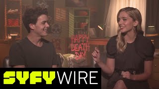 Happy Death Days Jessica Rothe & Israel Broussard On Insane Death Montages Syfy Wire