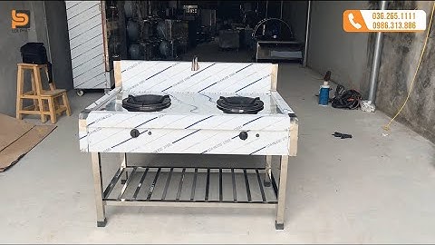 Bếp Gas Công Nghiệp 2 Họng, Bếp Xào Đôi Công Nghiệp Giá Rẻ 2024