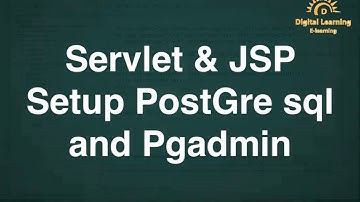 21 Servlet & JSP Setup Postgresql | Online Training Download app from below link