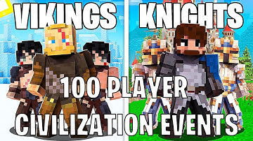 How To Join 100 Player Minecraft Civilization Events