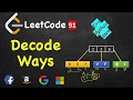 Decode Ways | LeetCode 91 | C++, Java, Python