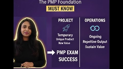 Project vs. Operations: The PMP Foundation (MUST KNOW)