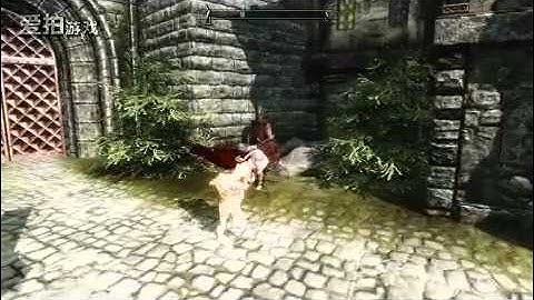 Cloth and hair physics in Skyrim - animation