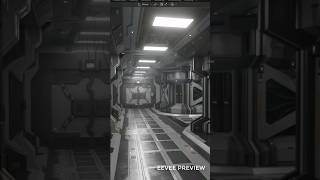 Sci-Fi Corridor EEVEE viewport #noai #blender3d #eeveerender #gameready #realtime3d #scifi