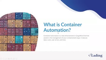 CargoWise Container Automation