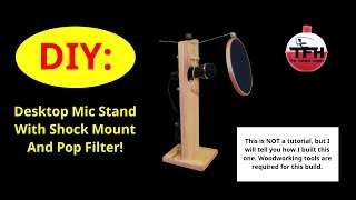 Build A Shock Mount - DIY Desk-Top Microphone Stand - Make A Mic Mount How To