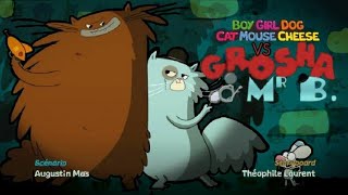 Boy Girl Dog Cat Mouse Cheesegrosha & Mr B. Theme Song English Version